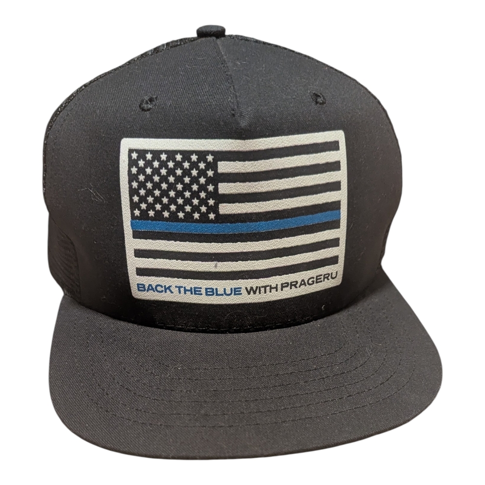 Prageru Back The Blue Snapback Hat